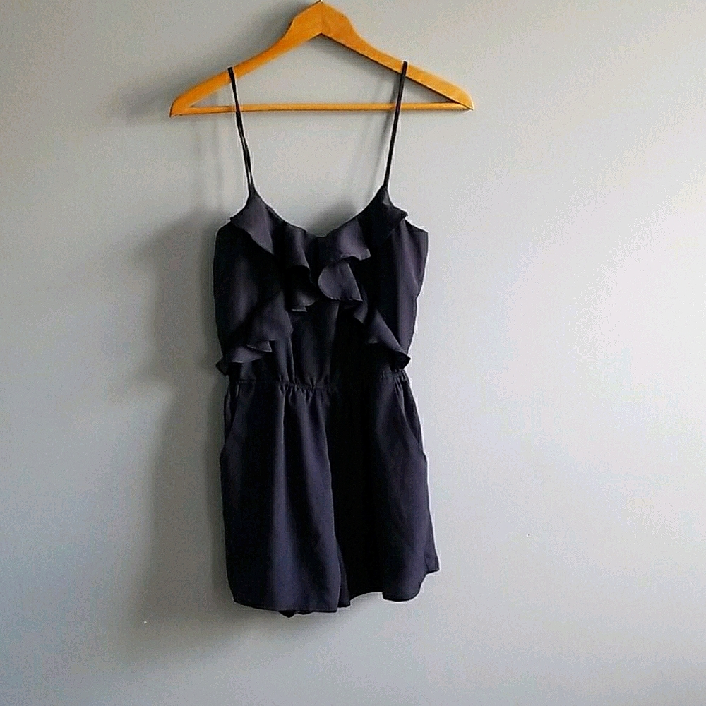 Lush navy romper